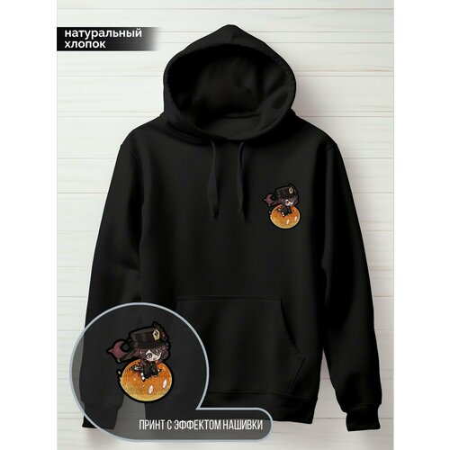 фото Худи hypnotica, размер xs, черный