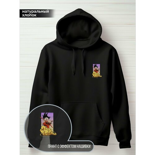 фото Худи hypnotica, размер m, черный