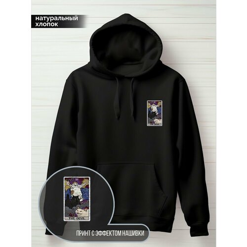 фото Худи hypnotica, размер m, черный