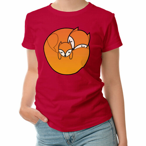 фото Футболка roly, размер m, красный