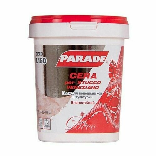 Воск для венецианской штукатурки PARADE DECO Cera per Stucco Veneziano L160 0,9л подарок на день рождения мужчине, любимому, папе, дедушке, парню воск для венецианской штукат parade deco cera per stucco veneziano l160 0 9л россия