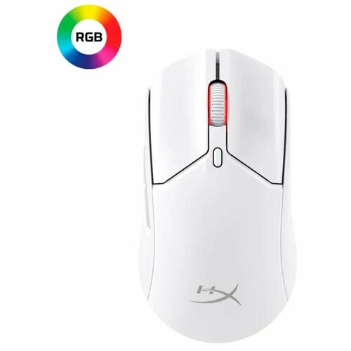 Мышь HyperX Pulsefire Haste 2 Wireless USB белая