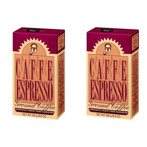 Кофе молотый Kurukahveci Mehmet Efendi Espresso 250 гр, 2 шт