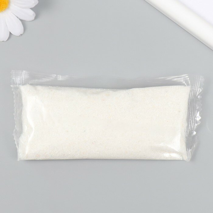 Песок цветной в пакете "Белый" 100±10 гр