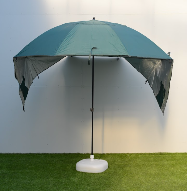 Зонт-палатка 260 см, окошки из ПВХ, 4 колышка, сумка