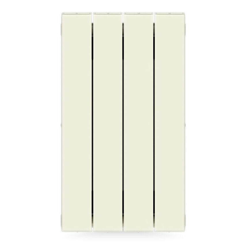 фото Радиатор биметаллический RIFAR Supremo 500 (575х320х90) 4 секций, 808Вт, айвори