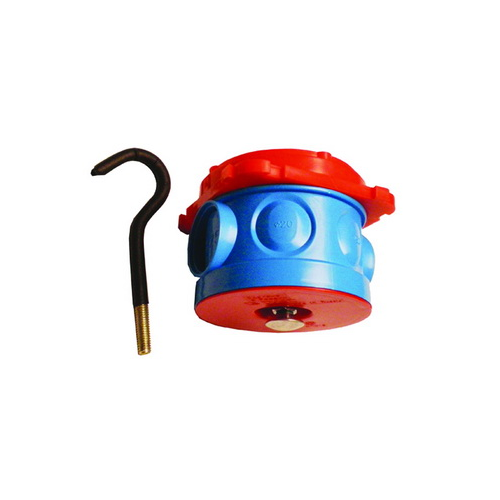 фото Коробка распределительная потолочная 70х100мм с крюком в бетон, DKC 59384 (1 шт.)