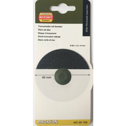 Отрезной армированный диск 80 x 1,0 x 10 мм Proxxon (28729)
