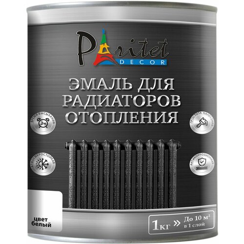 Эмаль для радиаторов Paritet 1 л белый