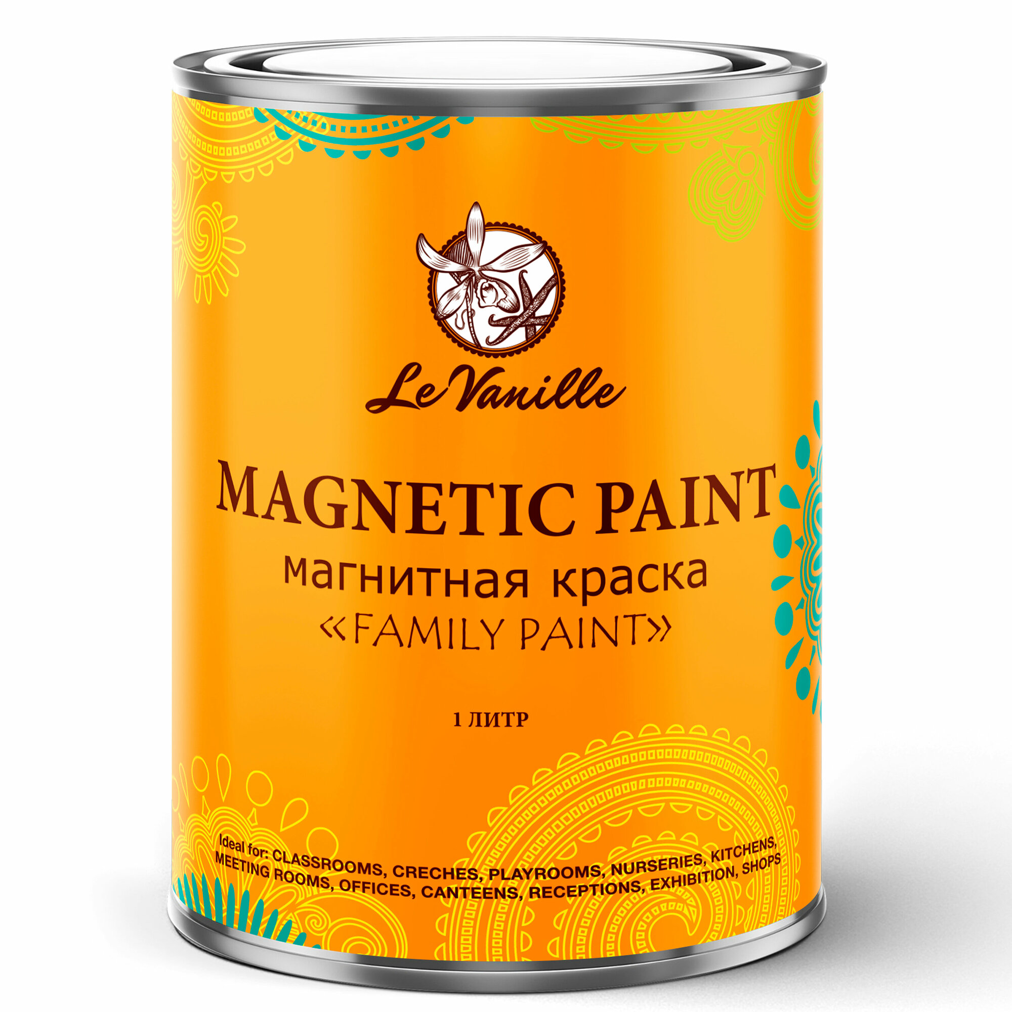 фото Магнитная Краска FAMILY PAINT 1л/2 м2