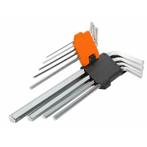 Набор удлиненных шестигранных ключей WOKIN, 1.5-10 мм, 9 штук (207309)