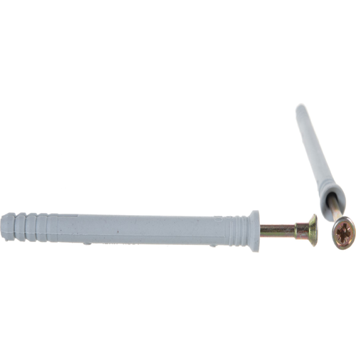 Дюбель-гвоздь 6х80 потайной бортик полипропилен | код 346166 | Руфкомплект ( упак.80шт.)