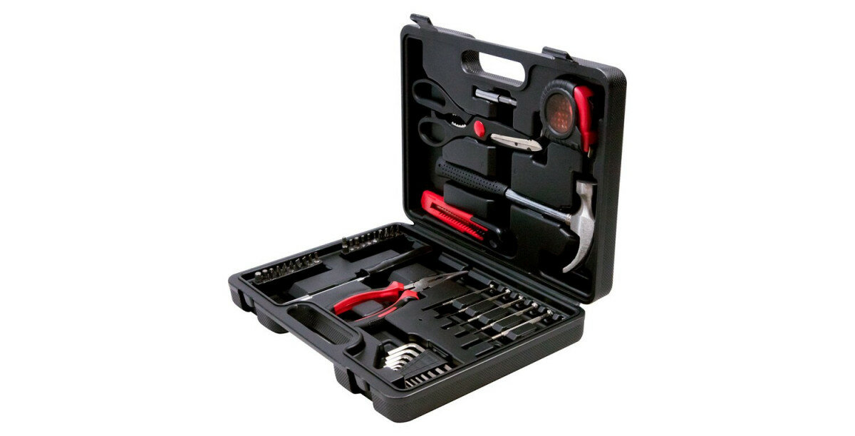 фото Набор ручных инструментов в пластиковом кейсе 41 предмет