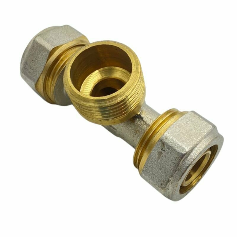 фото Тройник для металлополимерных труб 20х3/4"х20 нар/р (troydmpl2034nar)