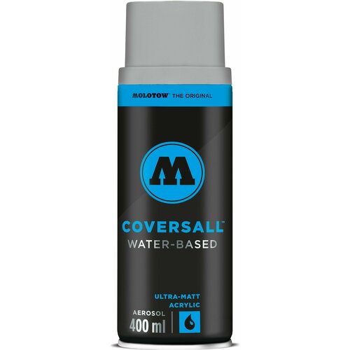 Аэрозольная акриловая краска для граффити и дизайна Molotow Coversall Water Based #237 / 358237 rock grey