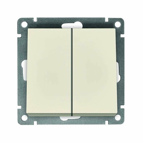 выключатель 3 кл сп афина 10а ip20 механизм сл кость ivory a0043 i universal a0043i 1 шт UNIVersal Афина мех. выкл. СУ 2 кл, 10А, сл. кость (корп. ABS, пласт. осн.) A0023-I (арт. 854964)