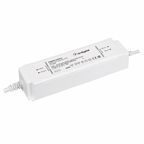 Arlight Блок питания ARPJ-SP-482100-PFC (100W, 24-48V, 2.1A) (Arlight, IP67 Пластик, 5 лет)