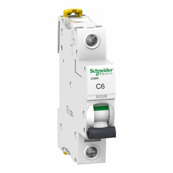 фото Автоматический выключатель Schneider Electric Acti9 iC60N, 1P, C, 6A