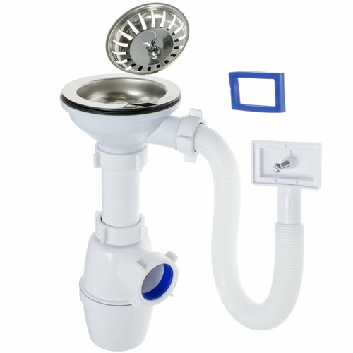 Сифон для мойки Е-4007 бутылочный 3 1/2