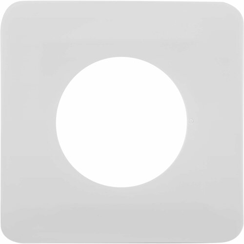 Накладка для розетки №1 1 пост, цвет белый