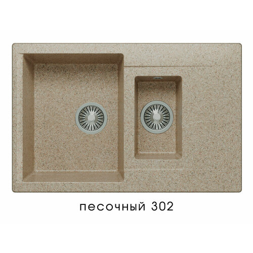 Мойка Polygran BRIG-770 Песочный 302