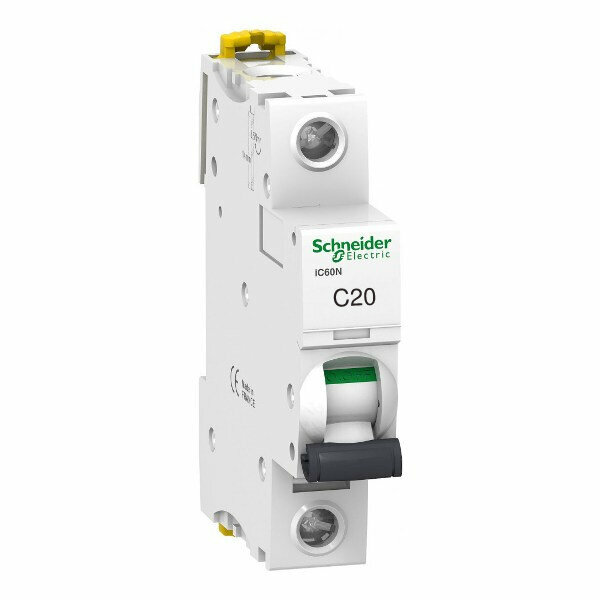 Автоматический выключатель Schneider Electric Acti9 iC60N 1P C 20A