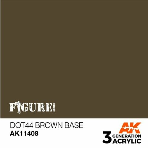 AK11408 Краска акриловая 3Gen Dot44 Brown Base