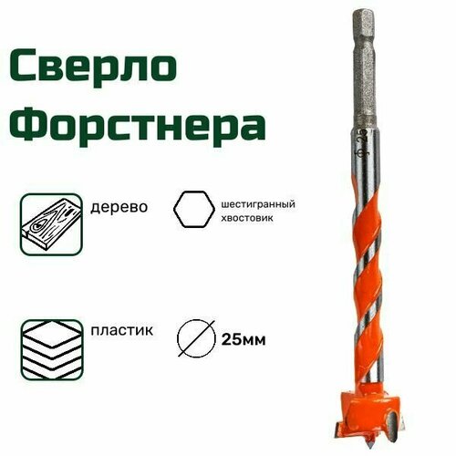 Сверло по дереву форстнера FANG TOOL 25 мм