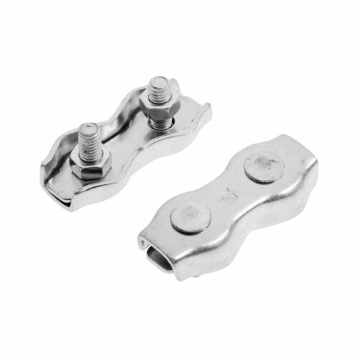 Соединитель троса двойной DUPLEX 4 мм цинк 100 шт 3206₽