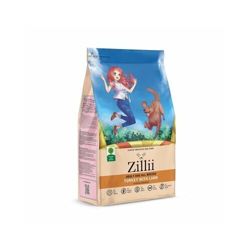 Zilli сухой корм для взрослых собак Индейка с Ягнёнком