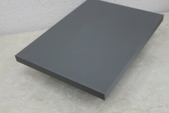 Мебельный щит ЛДСП 16мм 520х350 c Кромкой 1мм Цвет Оникс Серый