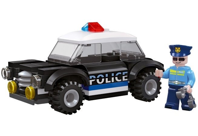 Конструктор Полицейский лимузин пластиковый (105 деталей)