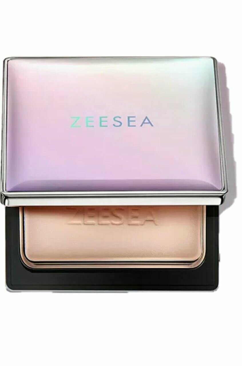 Пудра компактная, Zeesea, Refreshing silky powder, тон BC03 натуральный, 8 г