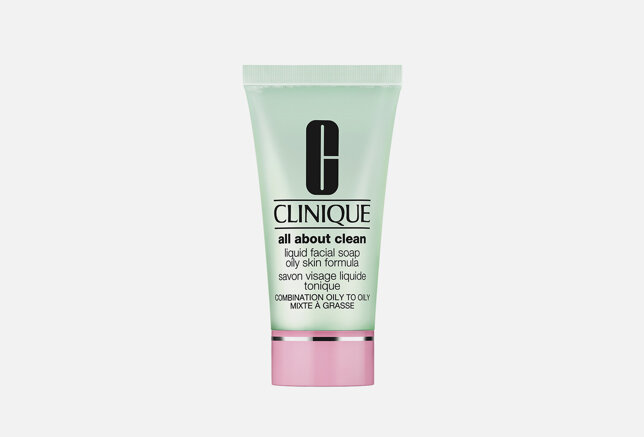 Сильнодействующее жидкое мыло для жирной кожи All About Clean Liquid Facial Soap - Oily Skin Formula 30 мл