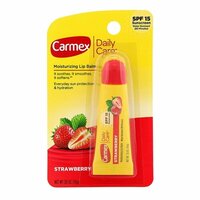 Carmex Lip Balm Strawberry Tube Кармекс бальзам для губ со вкусом клубники Блистер