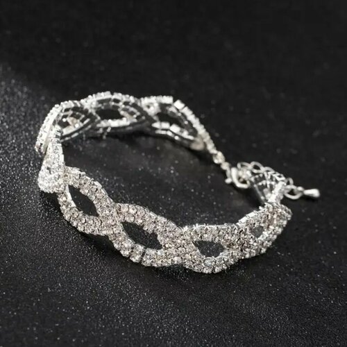 Браслет-цепочка, серебряный