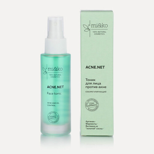Изображение товара Себорегулирующий тоник для лица против акне "Acne.net", 50 мл, Mi&Ko