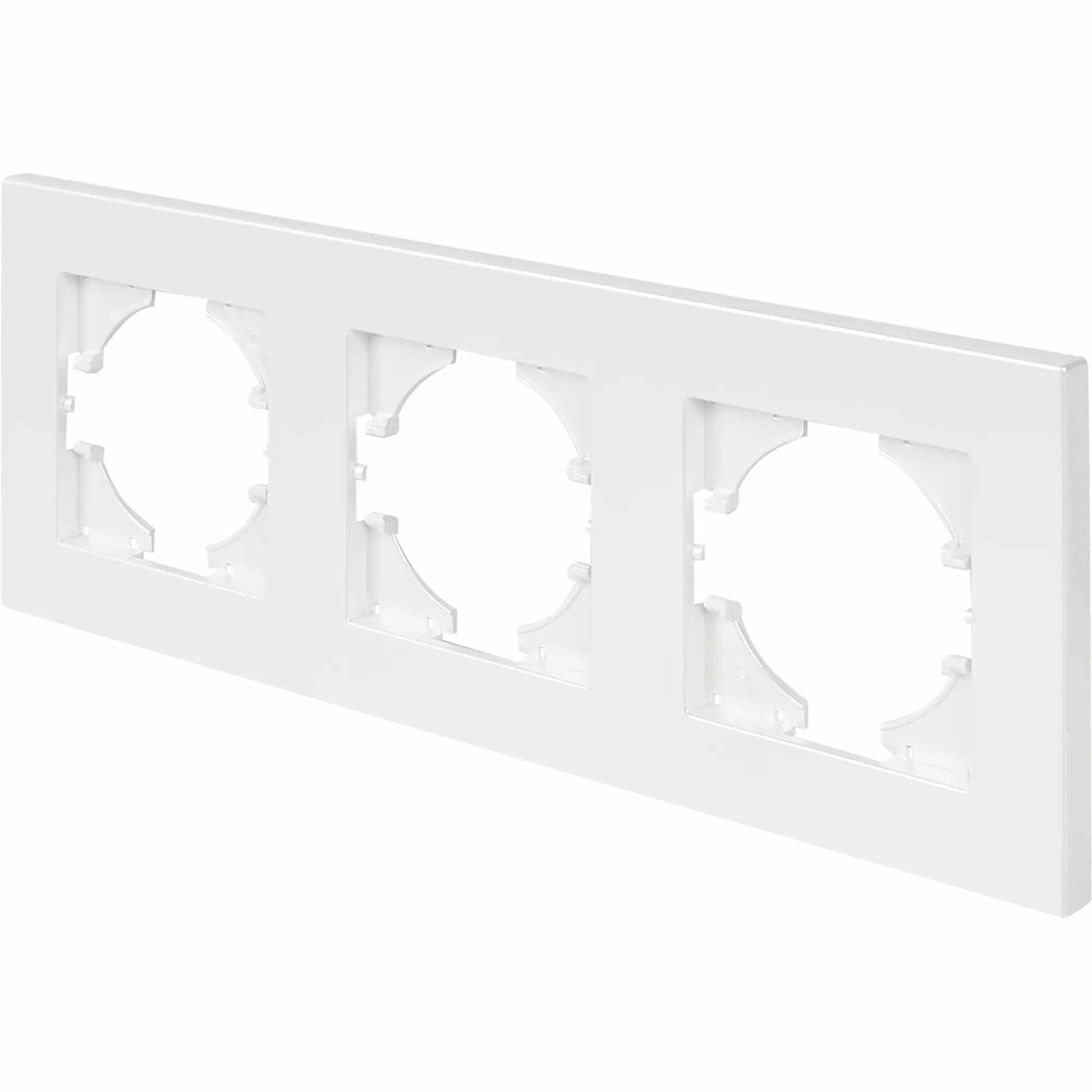 фото Рамка для розеток и выключателей Gusi Electric City С1113-028 3 поста цвет жемчуг