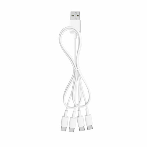 Кабель USB Type C для зарядки 4 аккумуляторов