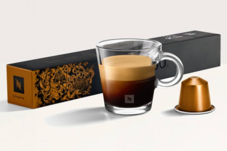 Оригинальные капсулы Nespresso Ispirazione Genova Livanto для кофемашины Nespresso Original, 10 шт, 1 уп.