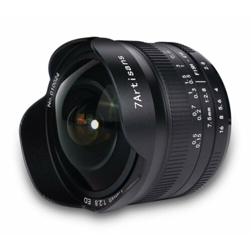 Объектив 7artisans 75mm f28 II FishEye Canon RF 1603700₽