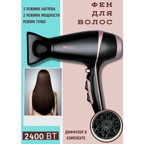 Фен для волос профессиональный с насадками 260000₽