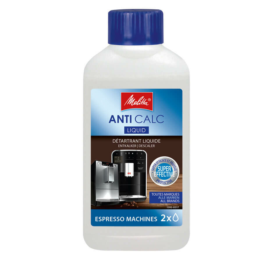 Средство для чистки от накипи Melitta Anti Calc Liquid для автоматических кофемашин, 250мл