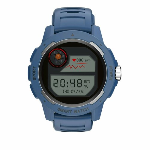 Умные bluetooth часы HT6 синий 317900₽