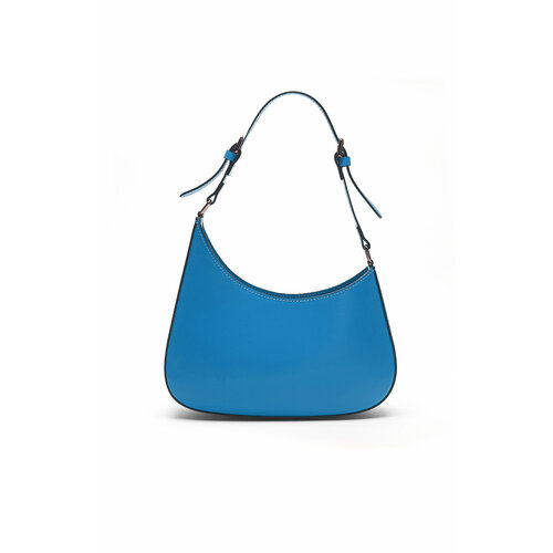 Сумка багет Aprell 0175, фактура гладкая, голубой сумка aprell 0310 фактура гладкая голубой