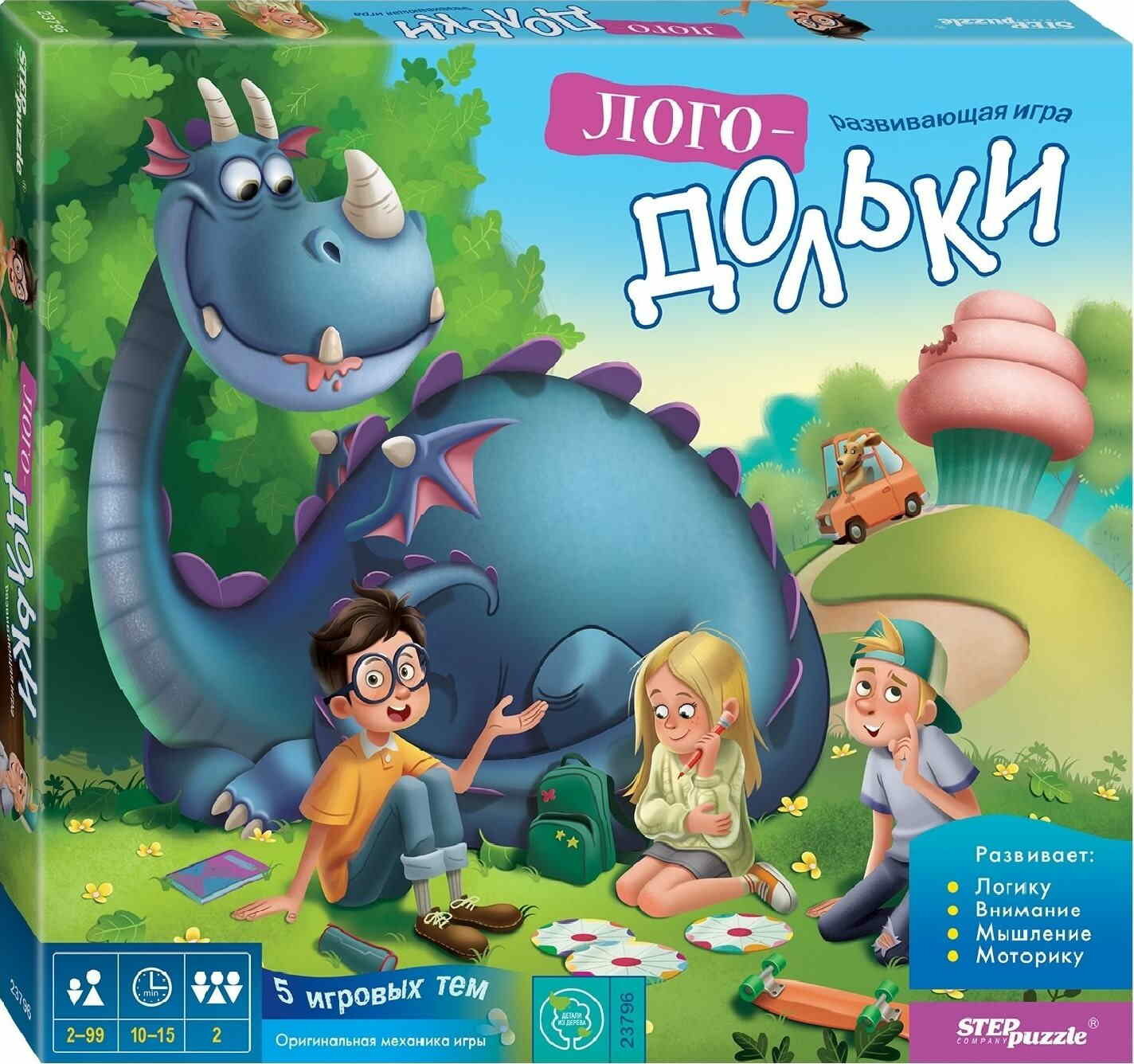 Развивающая игра из дерева "Логодольки"