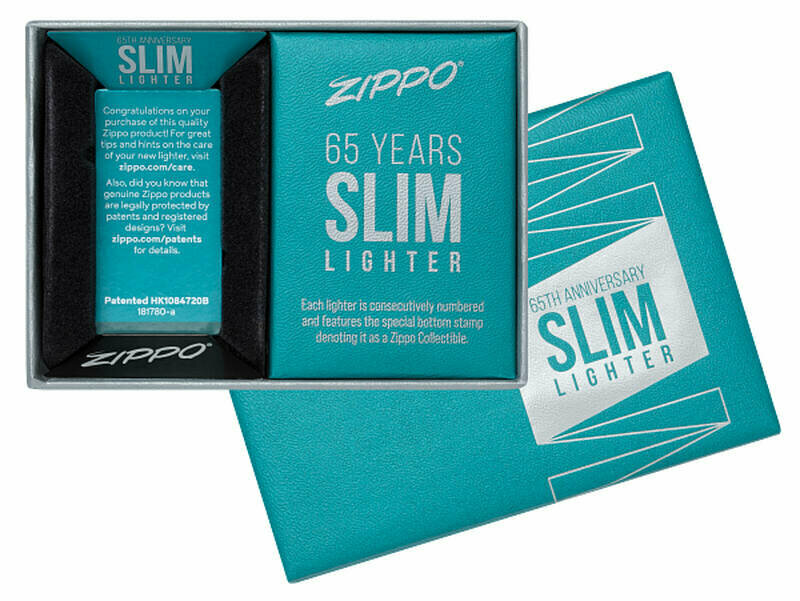 Зажигалка 65th Anniversary Zippo Slim 49709 - фотография № 4