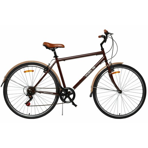 Велосипед Wels Senator 700 2022 18 коричневый 1790100₽