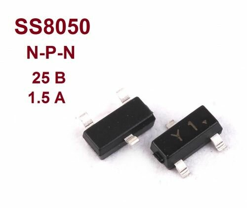 Транзистор биполярный ss8050 sot 23