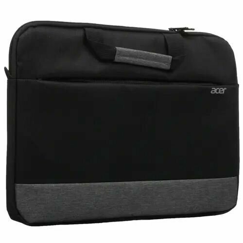 Сумка для ноутбука 15.6" Acer OBG202, полиэстер, черный/серый (ZL.BAGEE.002) - фото №7